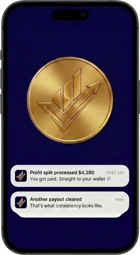 Verodus app on iPhone showing payout notifications